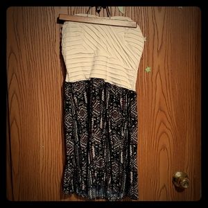 Strapless short dress